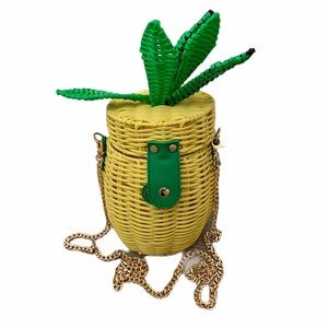 Super Cute Straw Pineapple Crossbody Bag
